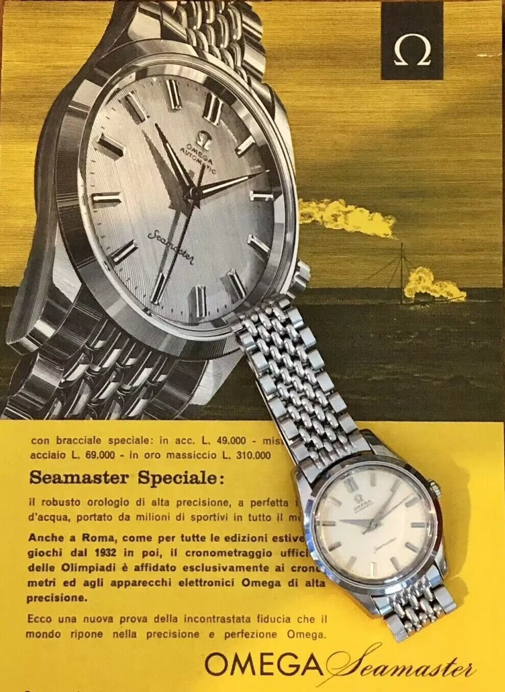 Omega seamaster 166.010 deals